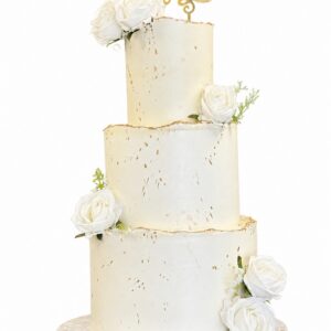 Classic white Anniversary cake