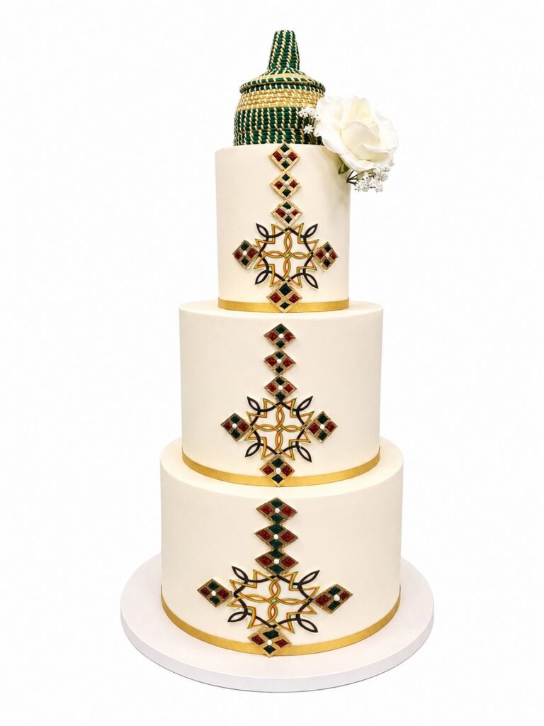 Ethiopian Inspired celebration Cake