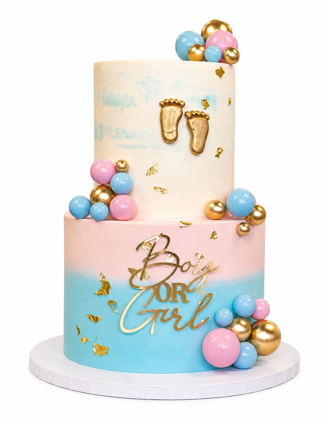 Gender Reveal Cake