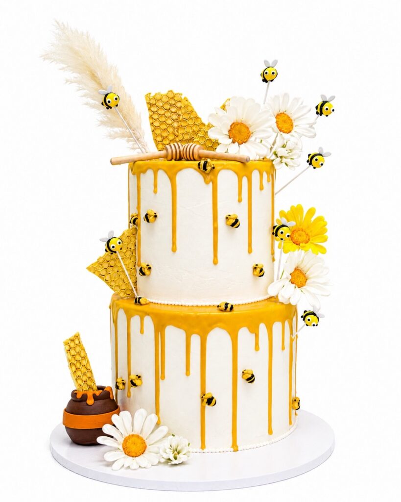 Bee & Honey Celebration Cake