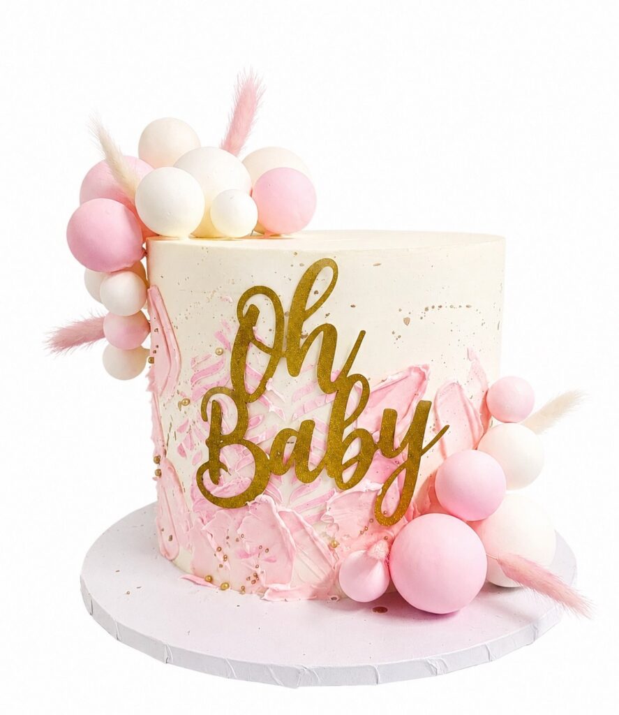 Baby shower cake