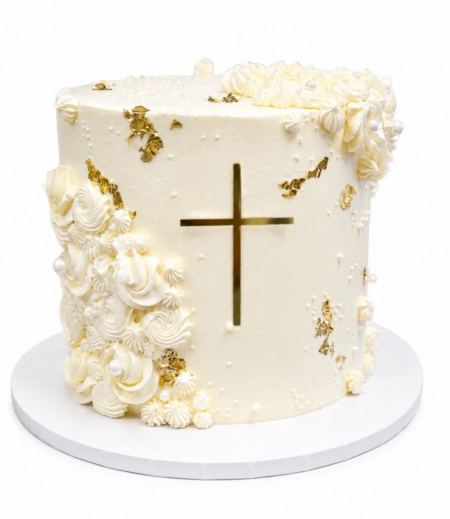 Elegant Religious Celebration Cake